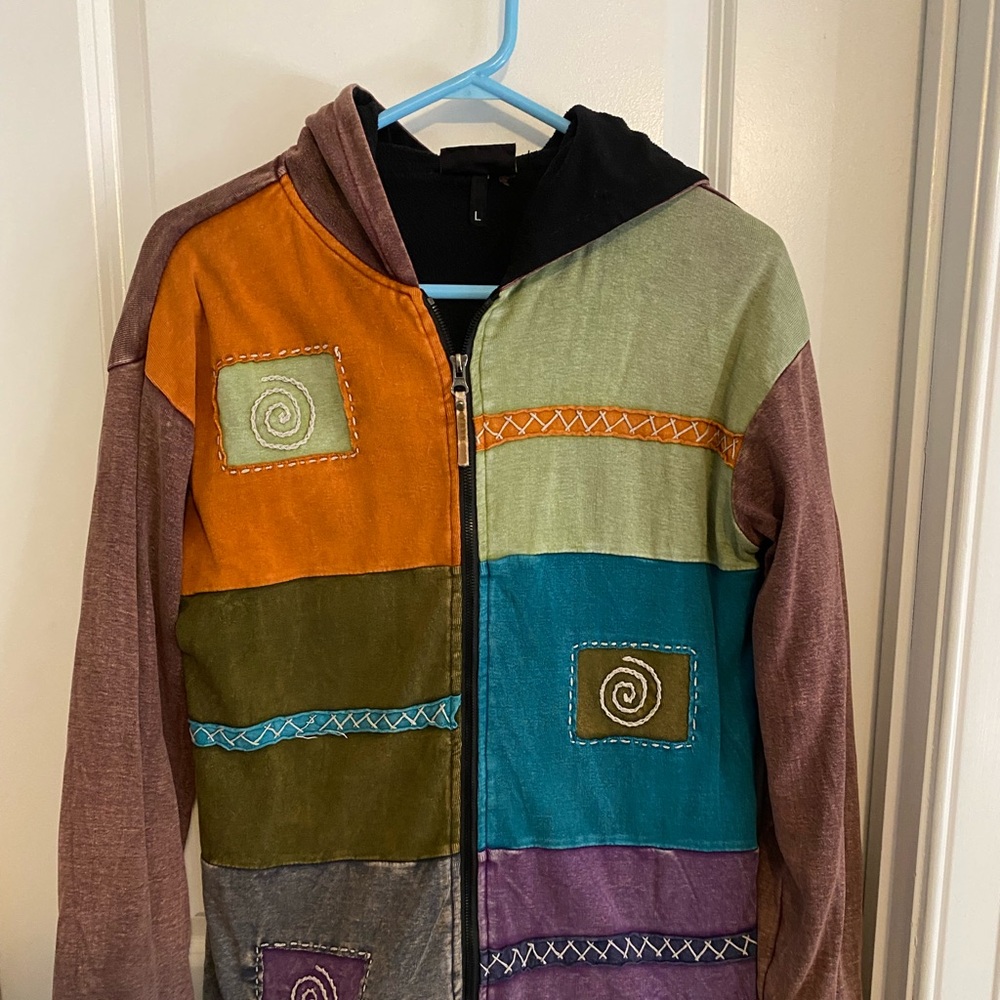 Kyber Outerwear Patchwork Fleece Lined Jacket - image 3